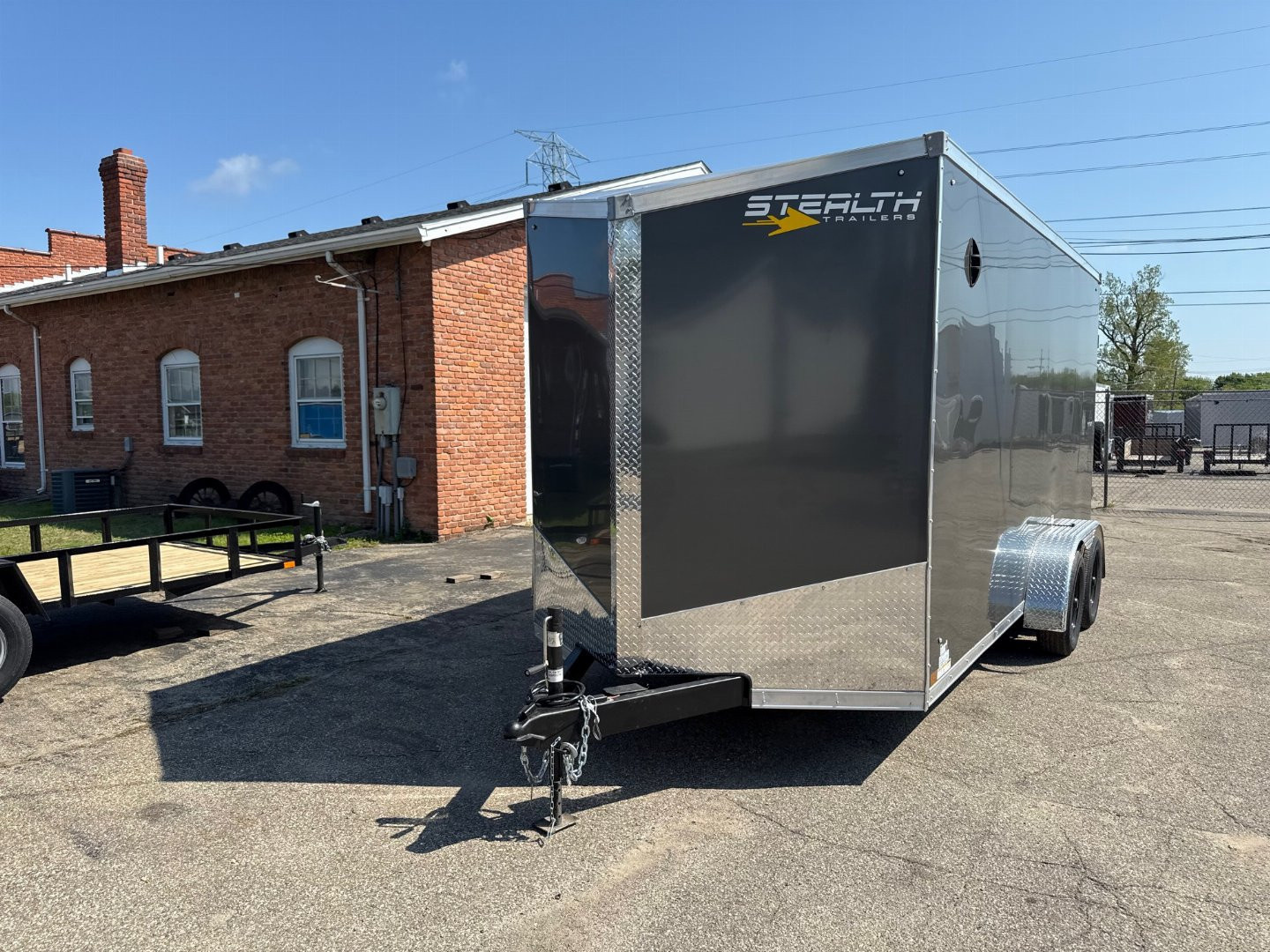 New 2026 Stealth 7 X 16 Cargo / Enclosed Trailer with Ramp and 7ft interior Height - UPGRADES