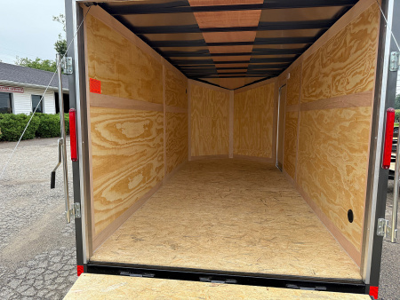 New 2025 Stealth 7 X 16 Cargo / Enclosed Trailer with Ramp Door and 6ft 6in interior Height