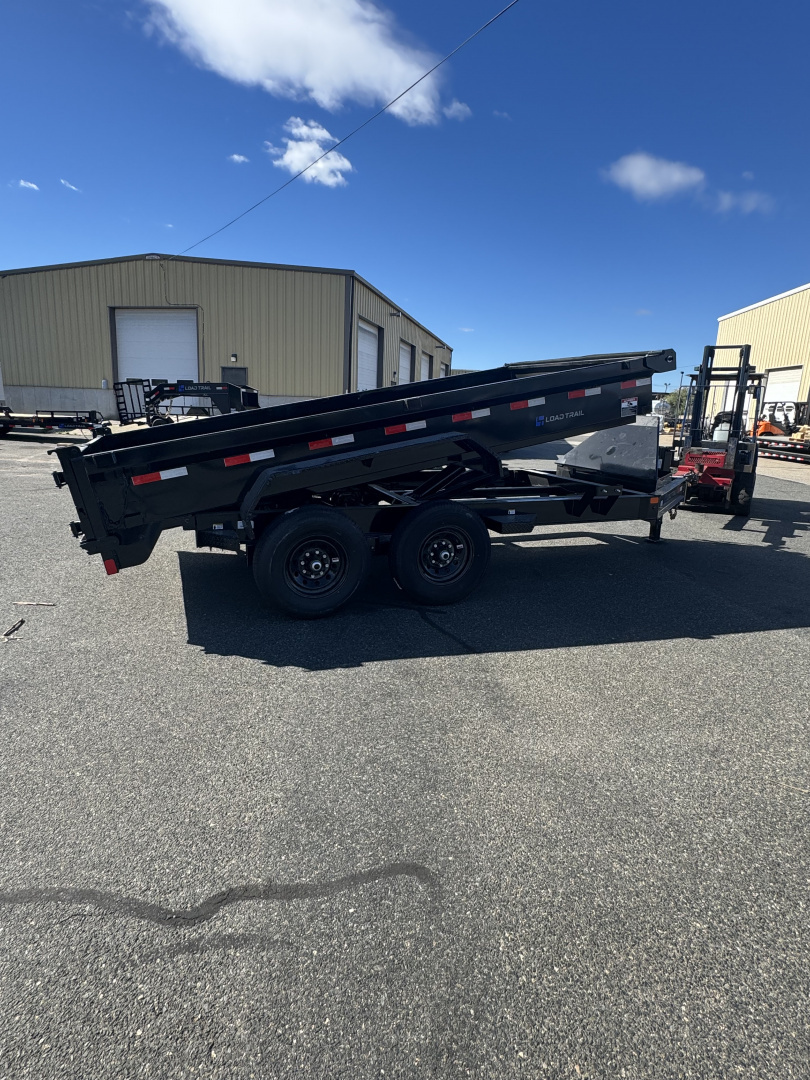 New 2026 Load Trail DE83X14 Dump Trailer Ramps & Tarp