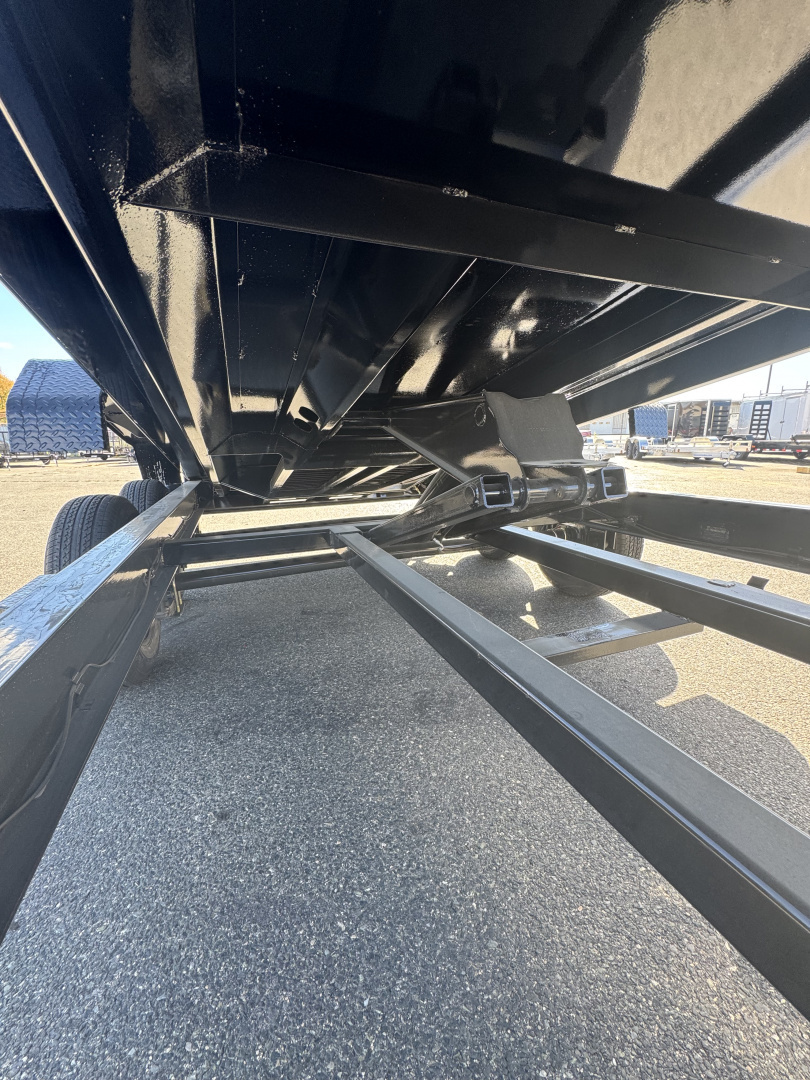 New 2026 Load Trail DE83X14 Dump Trailer Ramps & Tarp