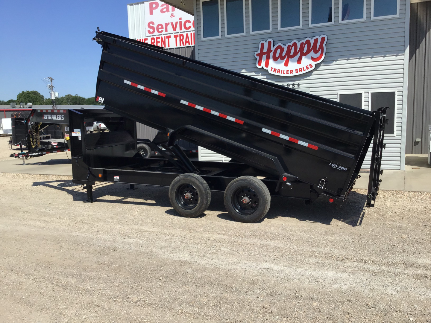 New 2026 PJ 82"x16' GN Tandem Axle HD Low Pro Dump w/ 48" Sides – DE