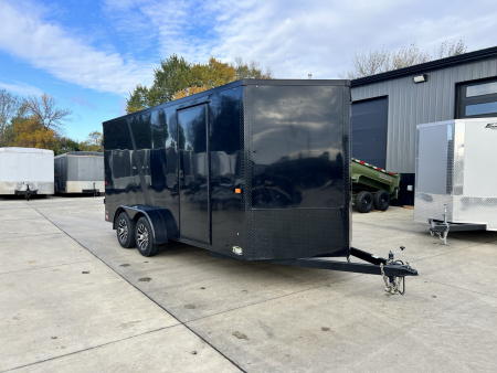 Used 2025 AERO 7x16+2V Cargo / Enclosed Trailer