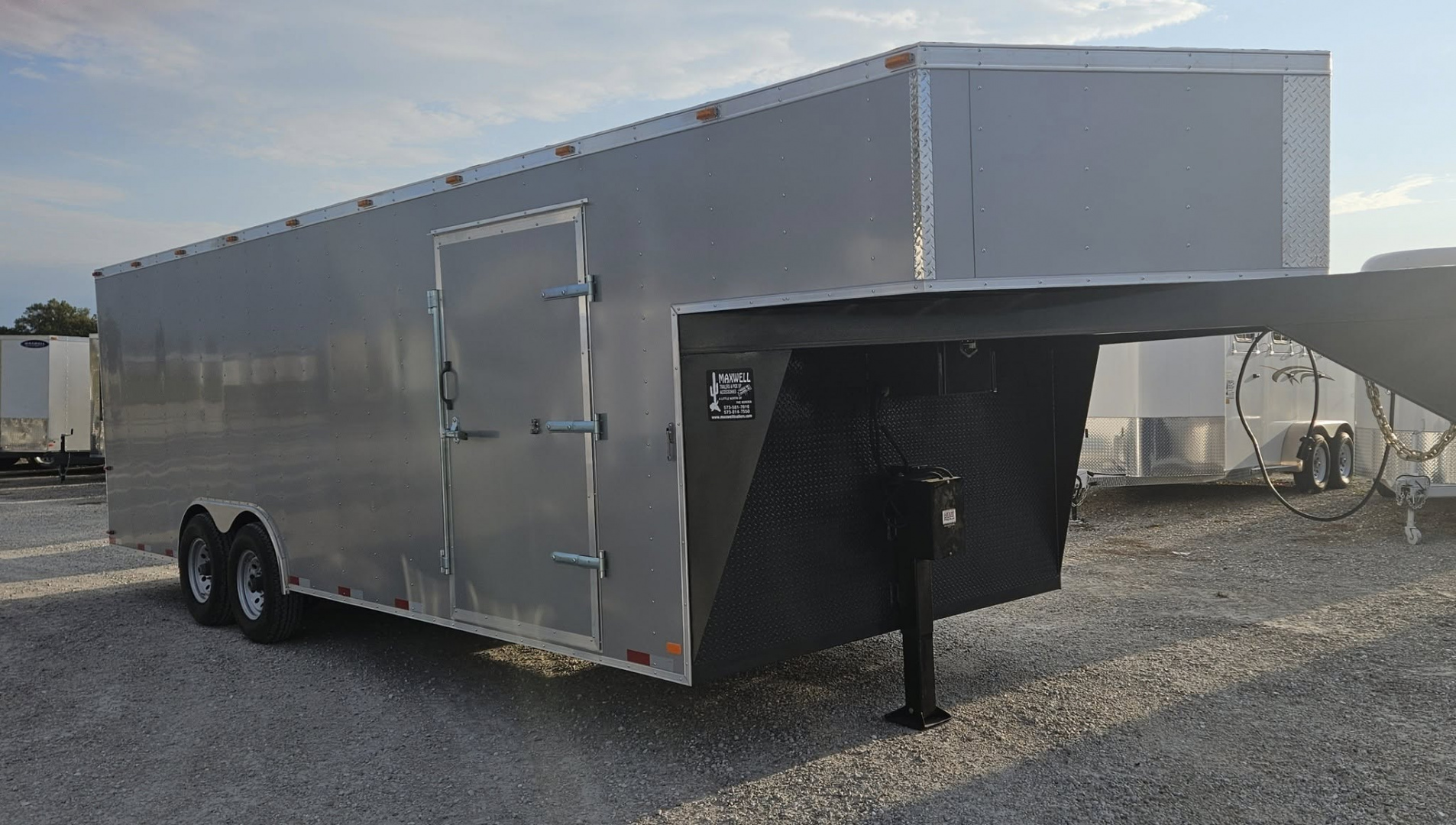 New 2026 Maxwell 24' Gooseneck Cargo / Enclosed Trailer