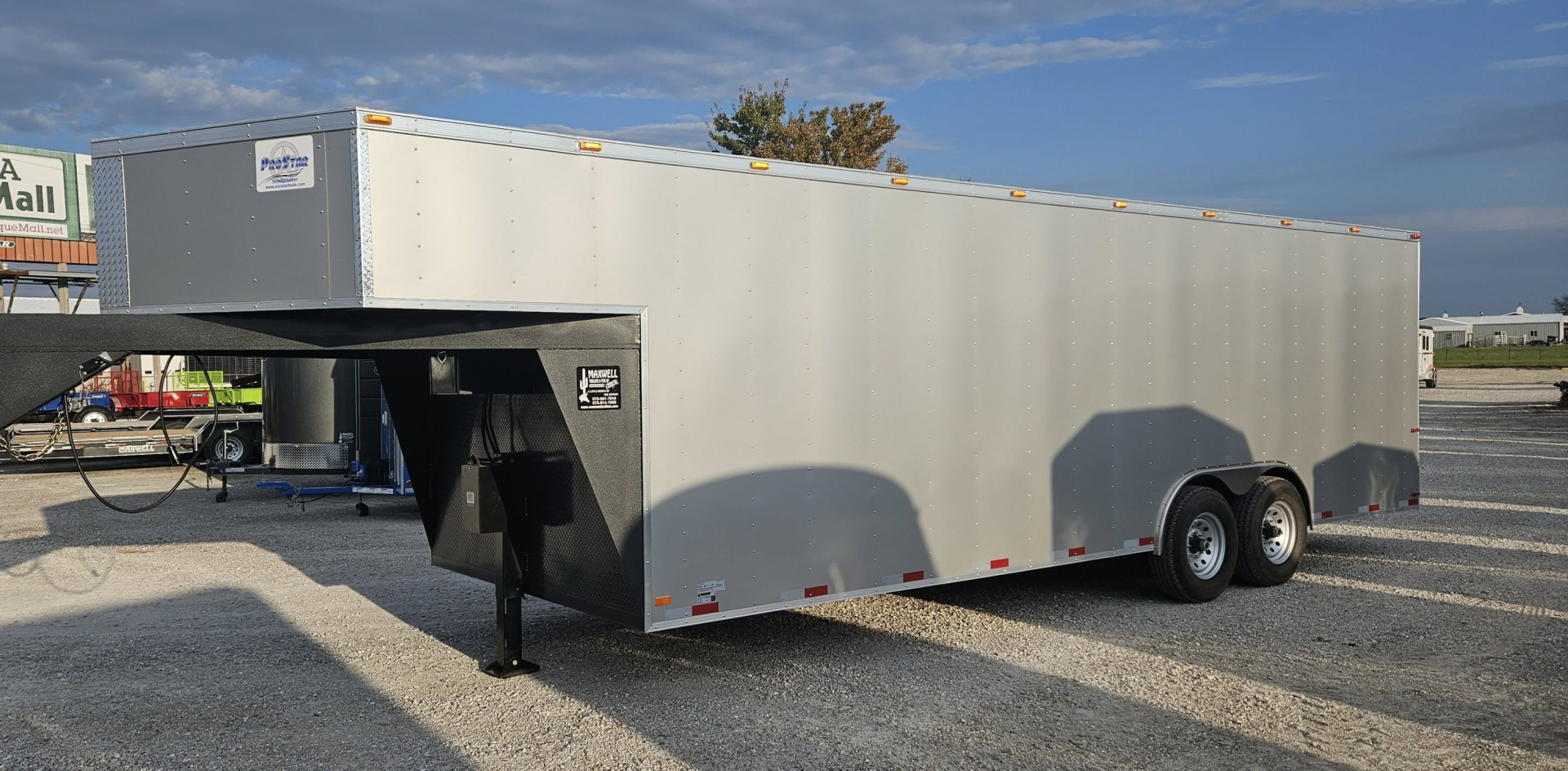New 2026 Maxwell 24' Gooseneck Cargo / Enclosed Trailer