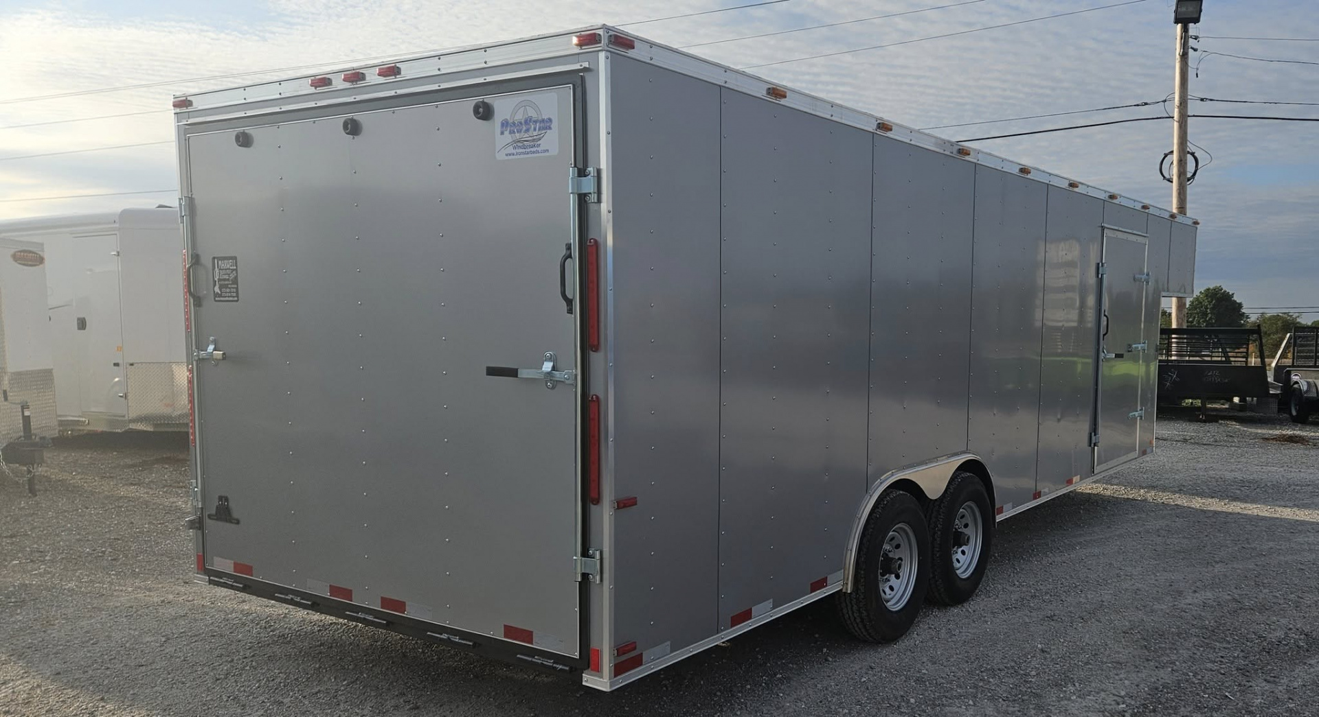New 2026 Maxwell 24' Gooseneck Cargo / Enclosed Trailer