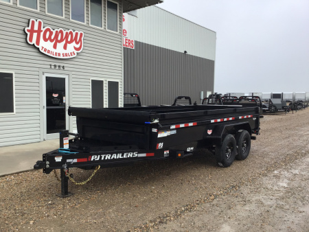New 2026 PJ 83 x16' BP Tandem Axle Low Pro Dump w/ 24  Sides – DL