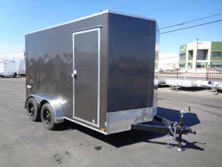 New 2026 Pace American 7x12 - Out Back DLX - V-Nose Tandem Axle 7k Cargo Trailer