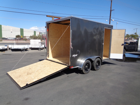 New 2026 Pace American 7x12 - Out Back DLX - V-Nose Tandem Axle 7k Cargo Trailer