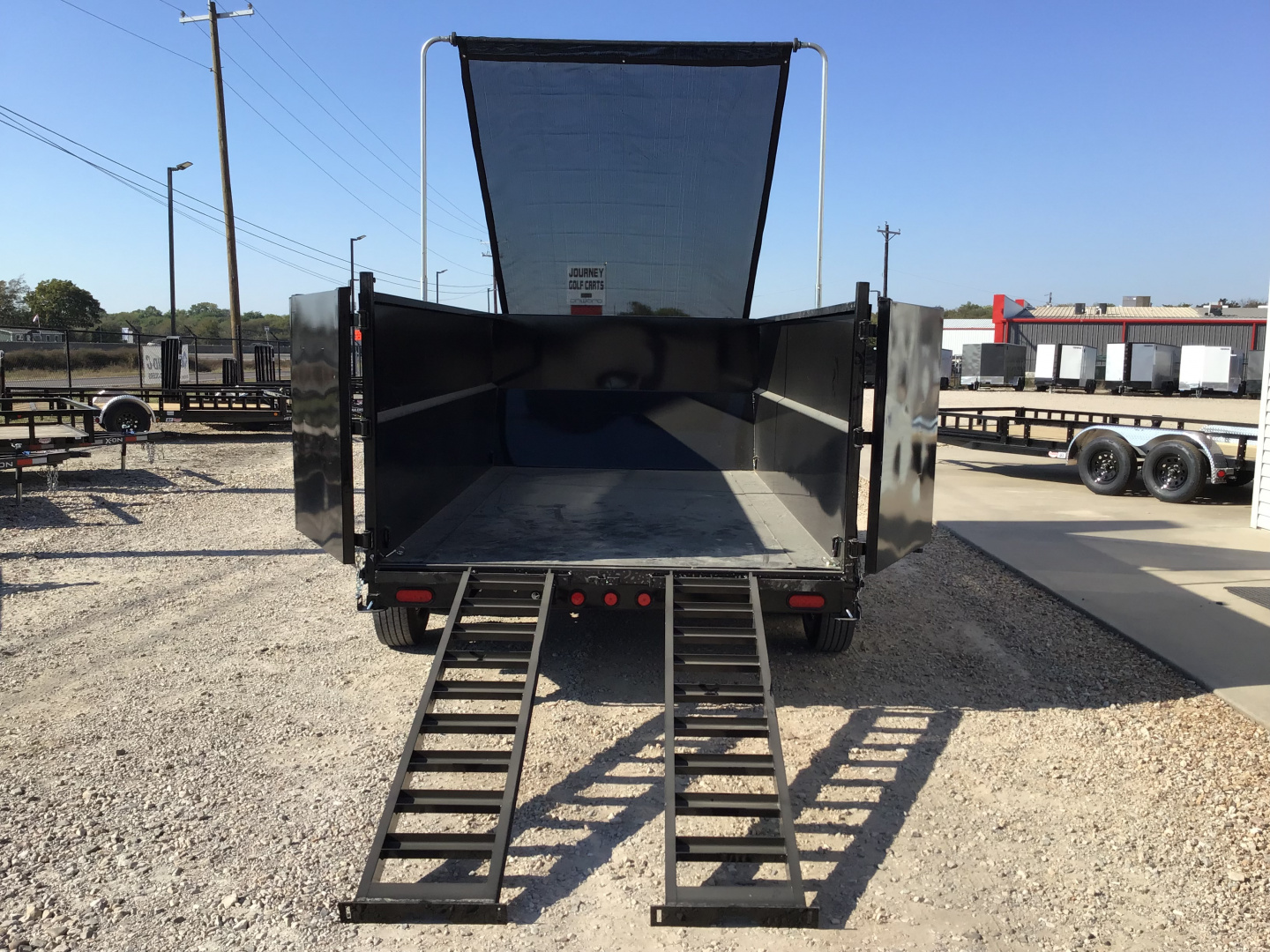 New 2026 PJ 83"x14' BP Tandem Axle Low Pro Telescopic Dump w/ 48" Sides – DT Voyager Package