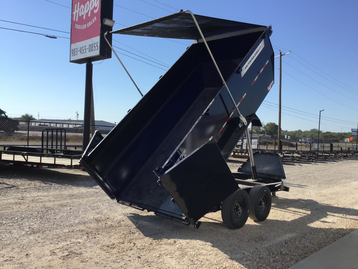 New 2026 PJ 83"x14' BP Tandem Axle Low Pro Telescopic Dump w/ 48" Sides – DT Voyager Package