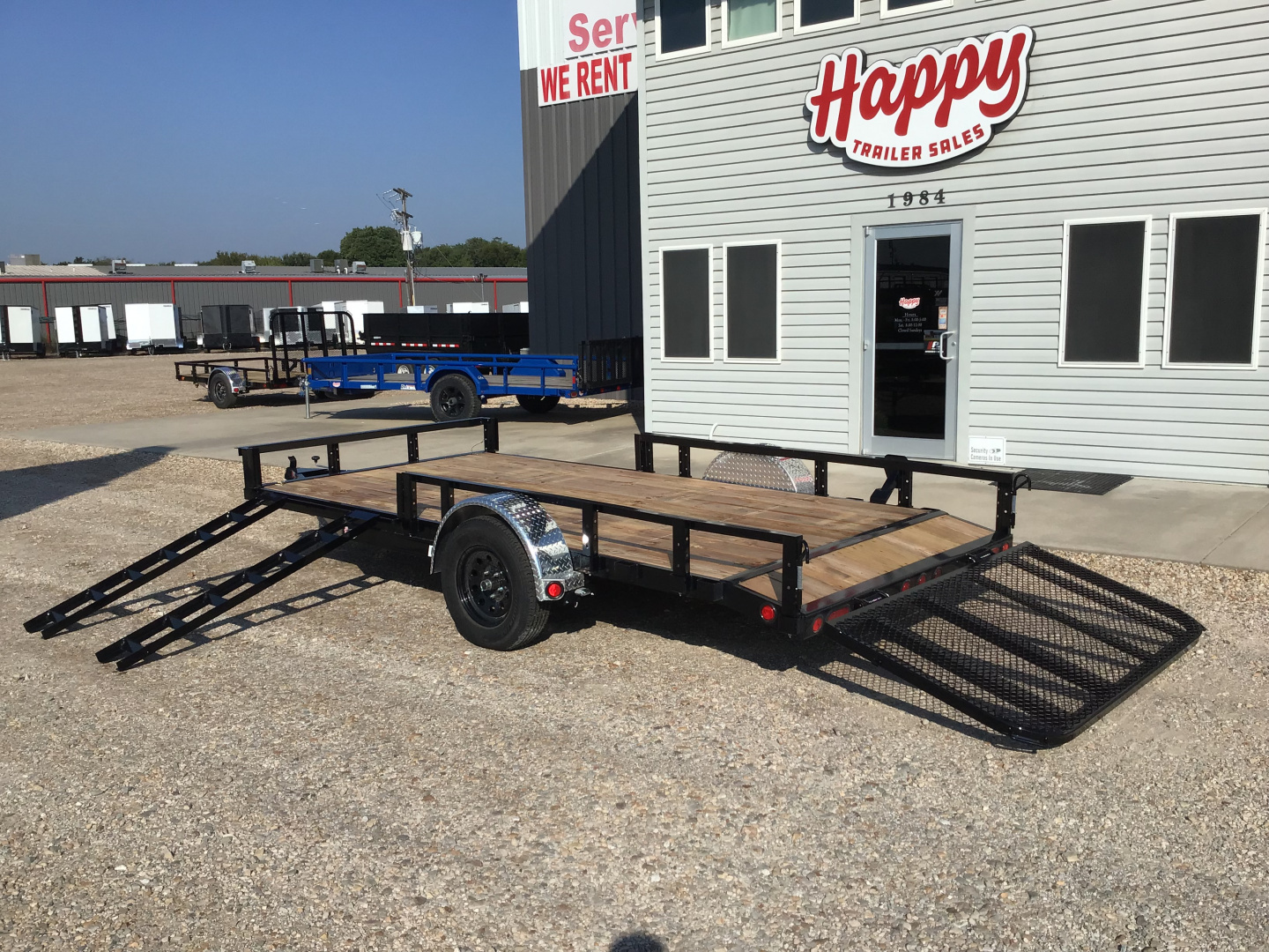New 2026 PJ 77"x14' Single Axle Utility Trailer - U7