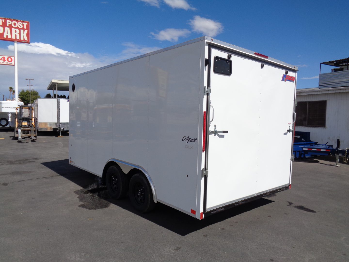 New 2026 Pace American * Out Back DLX * 8.5x16 Tandem Axle 7k Enclosed Car Hauler