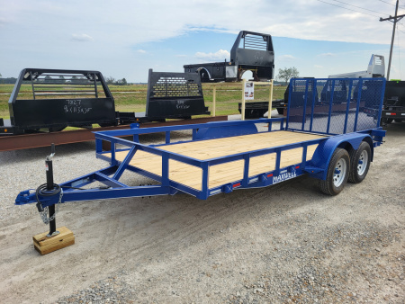 New 2026 Maxwell 83x16 Wrap Tongue Utility Trailer