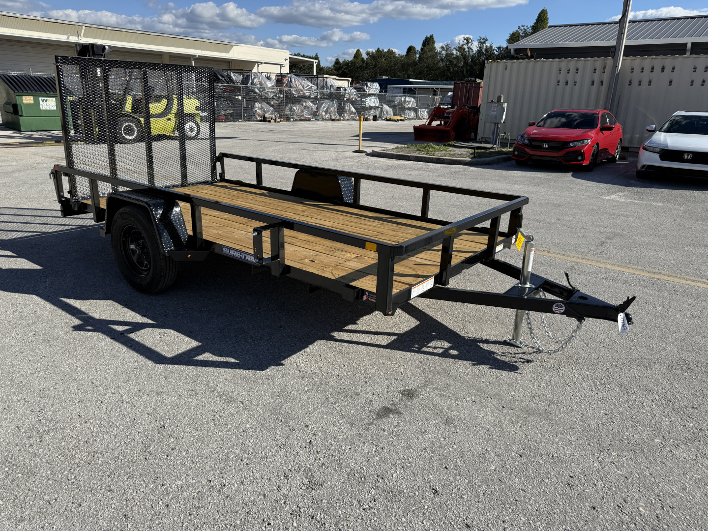 New 2026 Sure-Trac 6x12 Tube Top 3K Utility Trailer