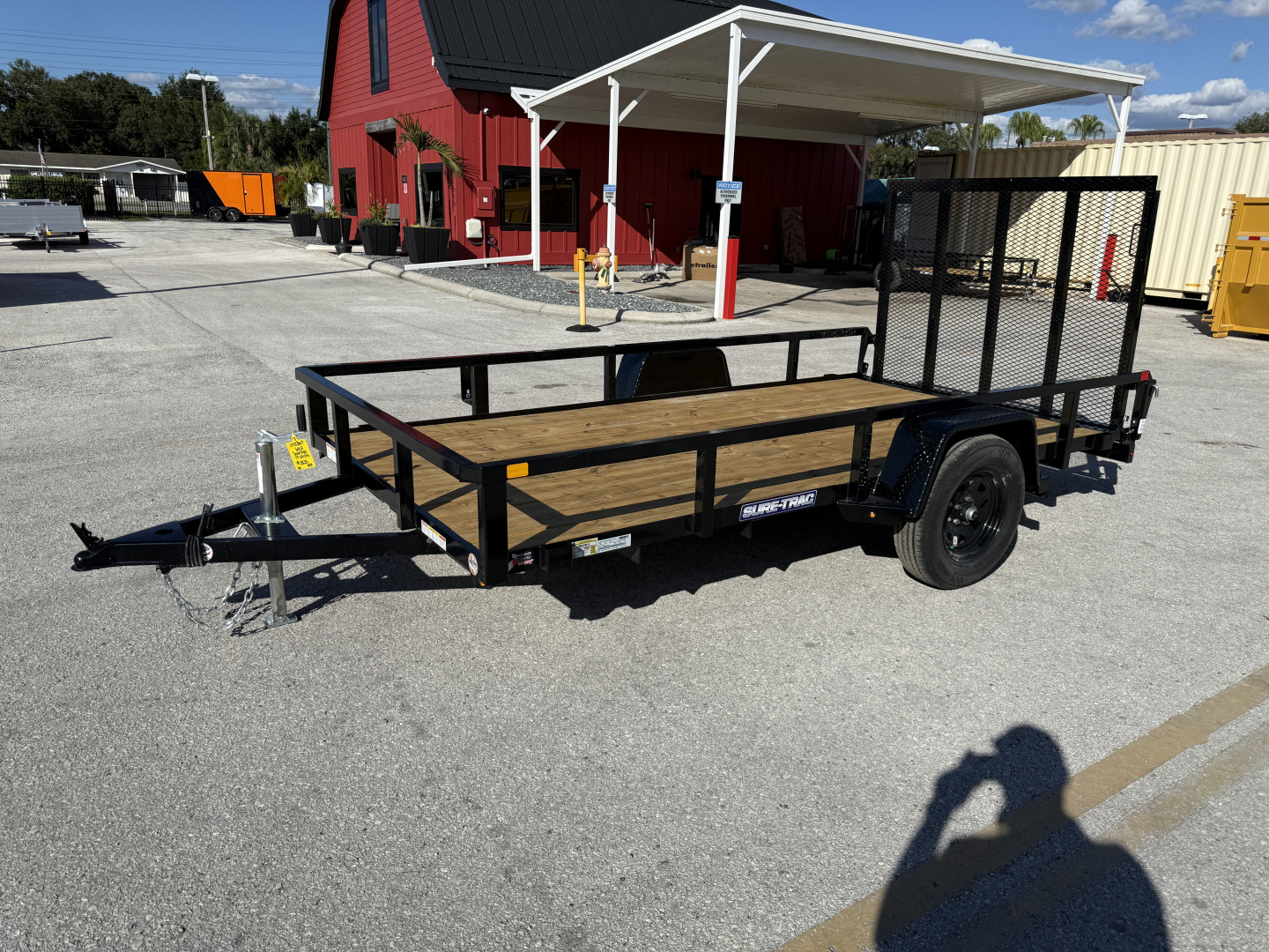 New 2026 Sure-Trac 6x12 Tube Top 3K Utility Trailer