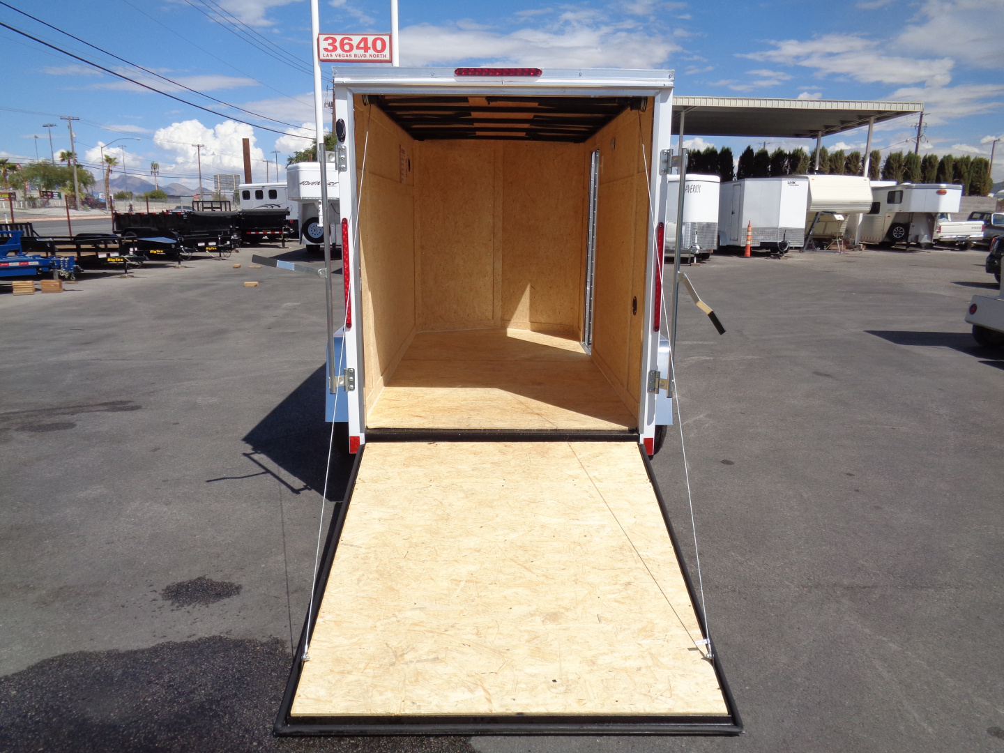New 2026 Pace American 5x10 - Outback DLX - V-Nose Single Axle Cargo Trailer