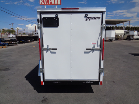 New 2026 Pace American 5x10 - Outback DLX - V-Nose Single Axle Cargo Trailer