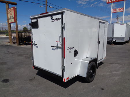 New 2026 Pace American 5x10 - Outback DLX - V-Nose Single Axle Cargo Trailer
