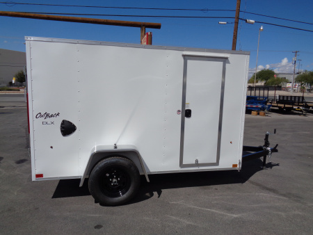 New 2026 Pace American 5x10 - Outback DLX - V-Nose Single Axle Cargo Trailer