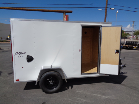New 2026 Pace American 5x10 - Outback DLX - V-Nose Single Axle Cargo Trailer