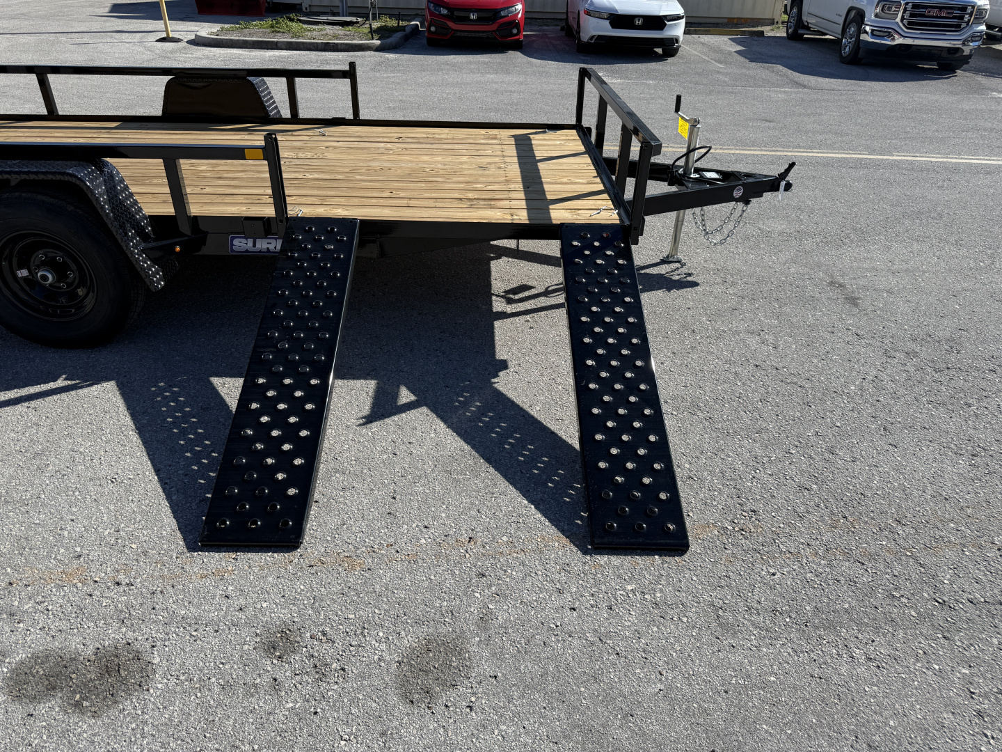 New 2026 Sure-Trac 7x14 ATV Tube Top 5K W/ Brakes Utility Trailer