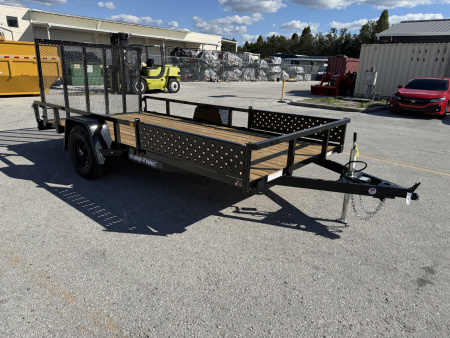 New 2026 Sure-Trac 7x14 ATV Tube Top 5K W/ Brakes Utility Trailer