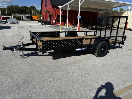 New 2026 Sure-Trac 7x14 ATV Tube Top 5K W/ Brakes Utility Trailer