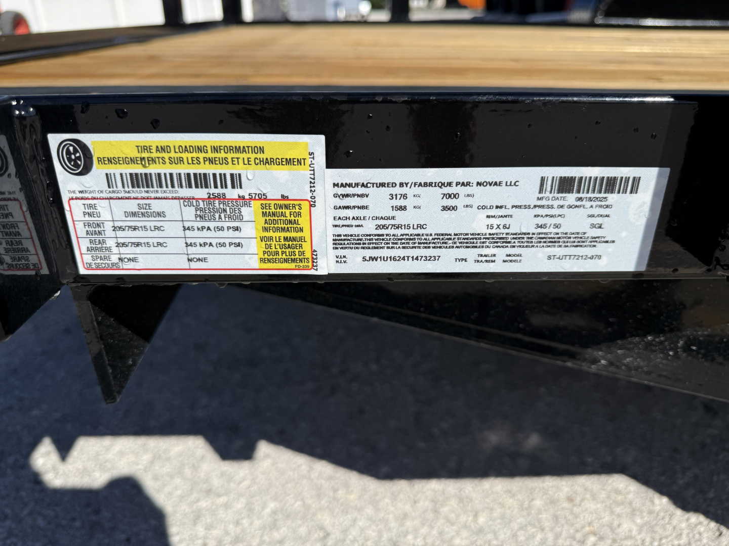 New 2026 Sure-Trac 6x12 Tube Top 7K Utility Trailer