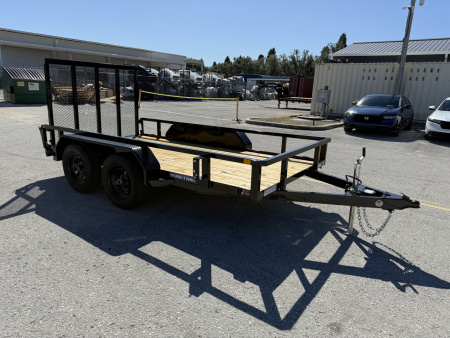 New 2026 Sure-Trac 6x12 Tube Top 7K Utility Trailer