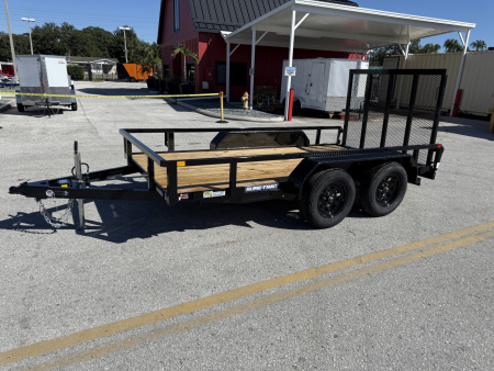 New 2026 Sure-Trac 6x12 Tube Top 7K Utility Trailer