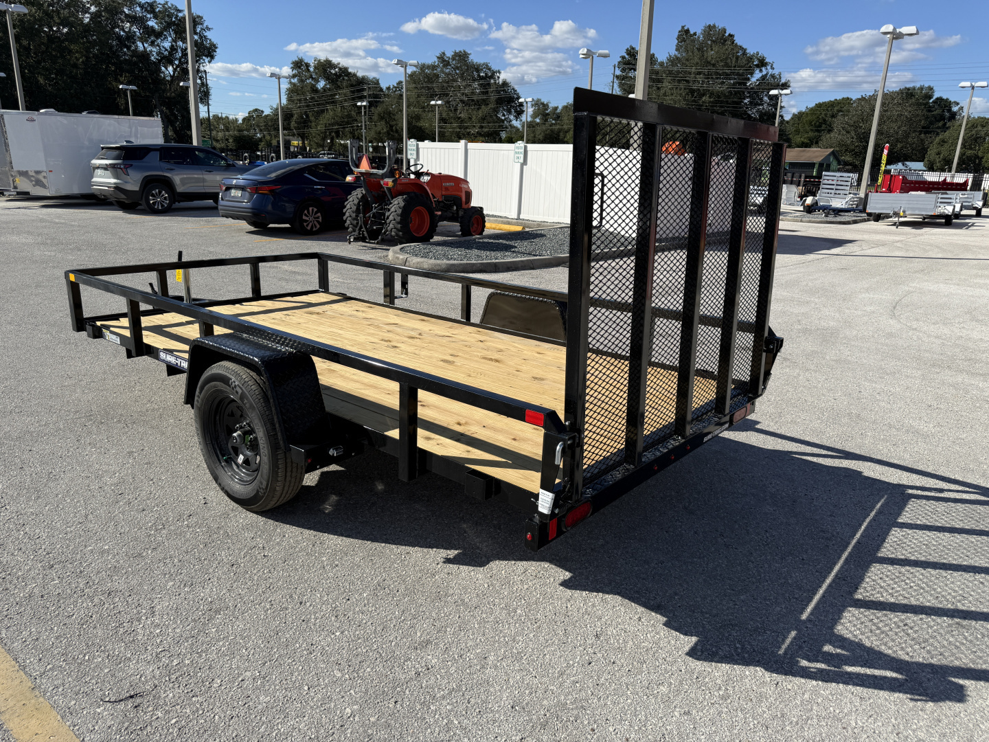 New 2026 Sure-Trac 6x12 Tube Top 3K Utility Trailer
