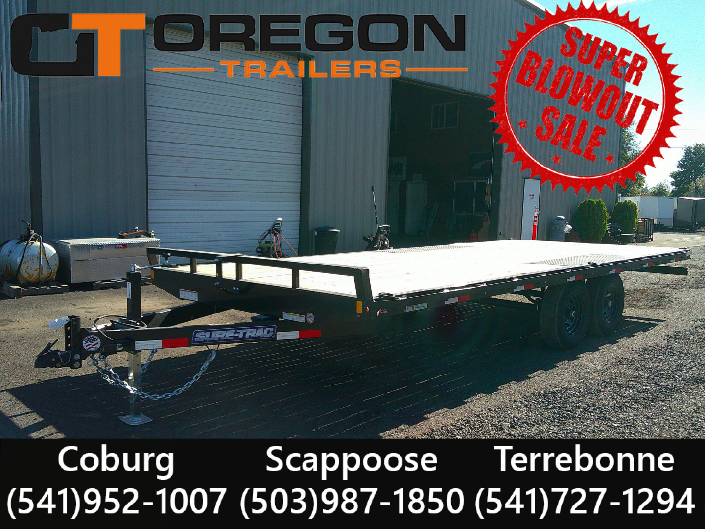 New 2026 Sure-Trac 8.5x20 Deckover Trailer