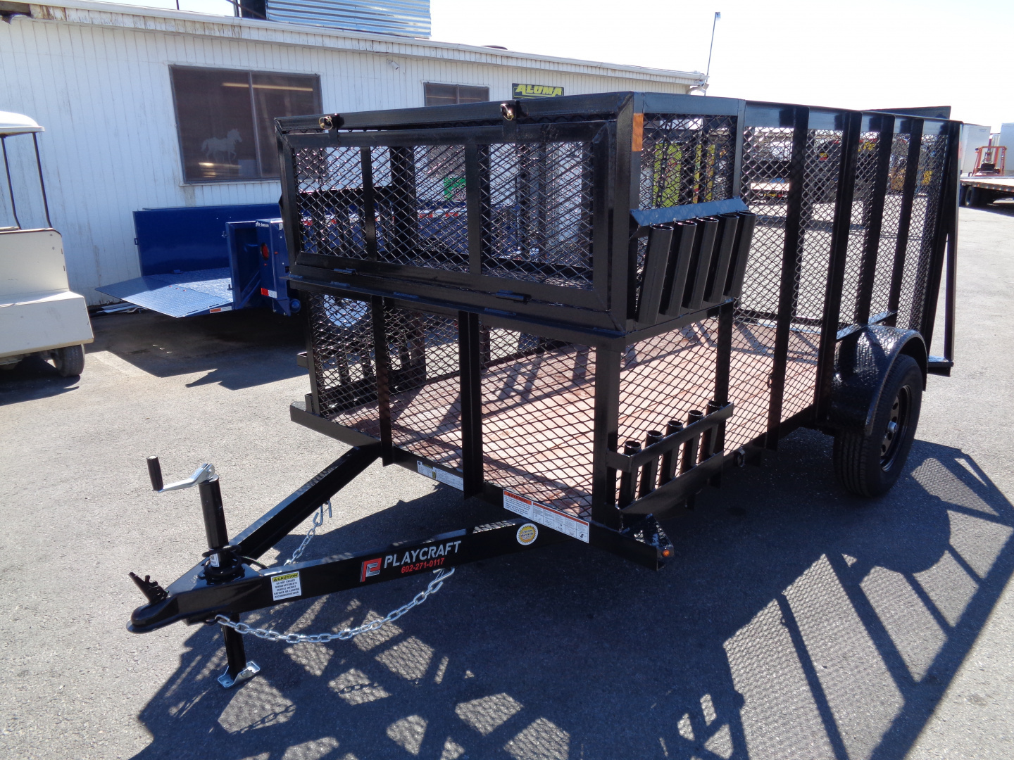 New 2026 Playcraft by Sun Country * SUSA 5X10 * Single Axle Landscape Trailer