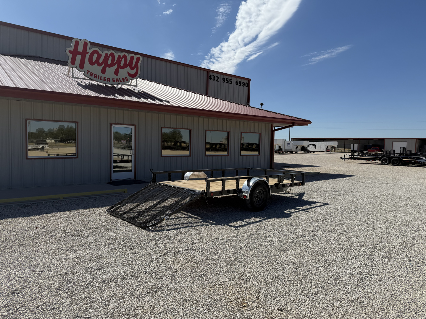 New 2026 PJ 77"x12' Single Axle Utility Trailer - U7