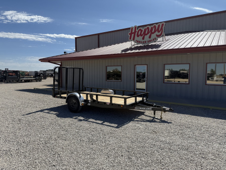 New 2026 PJ 77 x12' Single Axle Utility Trailer - U7