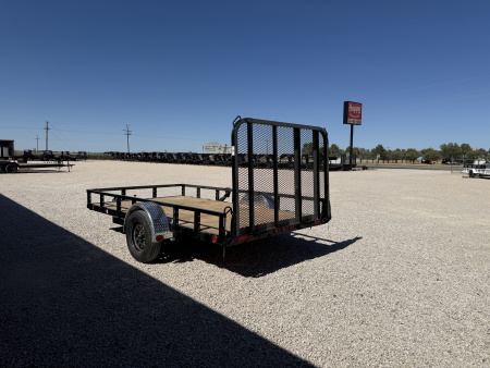 New 2026 PJ 77"x12' Single Axle Utility Trailer - U7