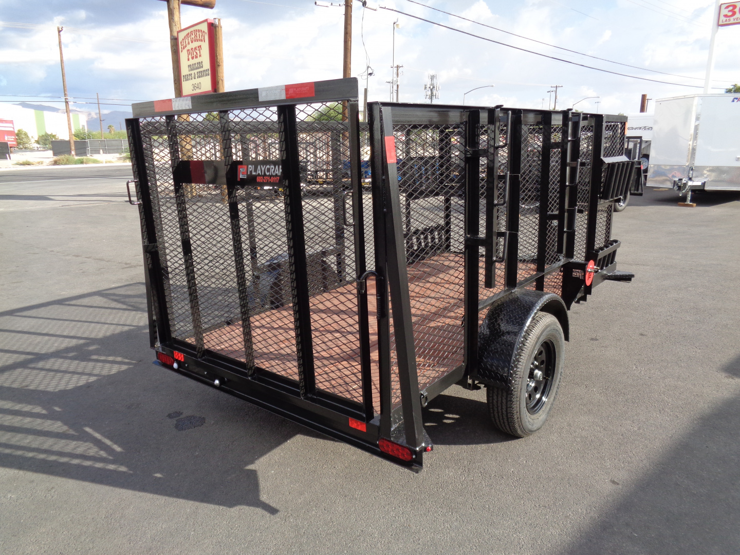 New 2026 Playcraft by Sun Country * SUSA 5X10 * Single Axle Landscape Trailer