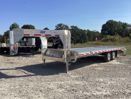 New 2024 EBY 102x24'6  Gooseneck Deckover Trailer, 15,900K GVWR