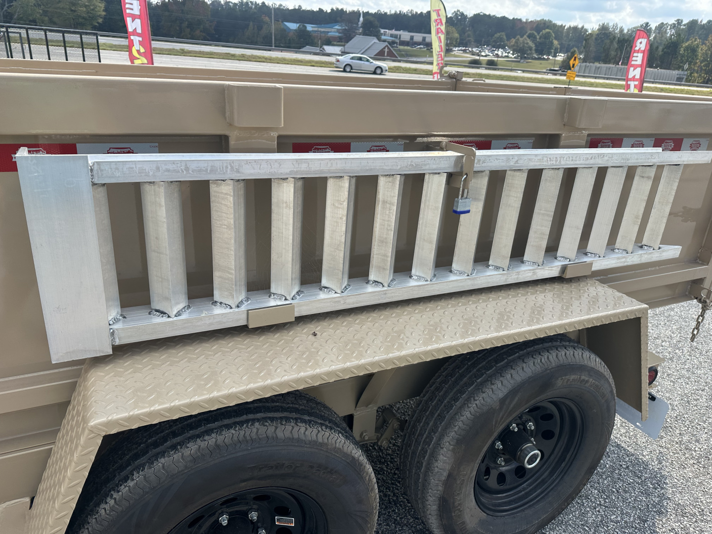 New 2026 PROSPECTOR 10K 6X12 DUMP TRAILER WITH 2' WALLS WITH ALUMINUM RAMPS