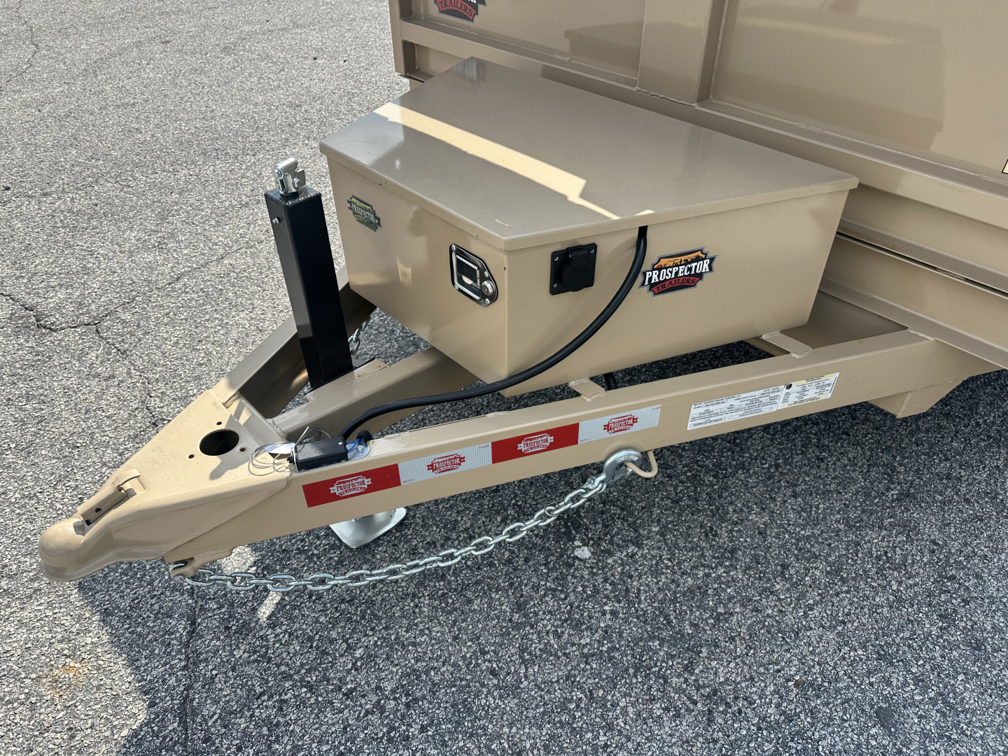 New 2026 PROSPECTOR 10K 6X12 DUMP TRAILER WITH 2' WALLS WITH ALUMINUM RAMPS