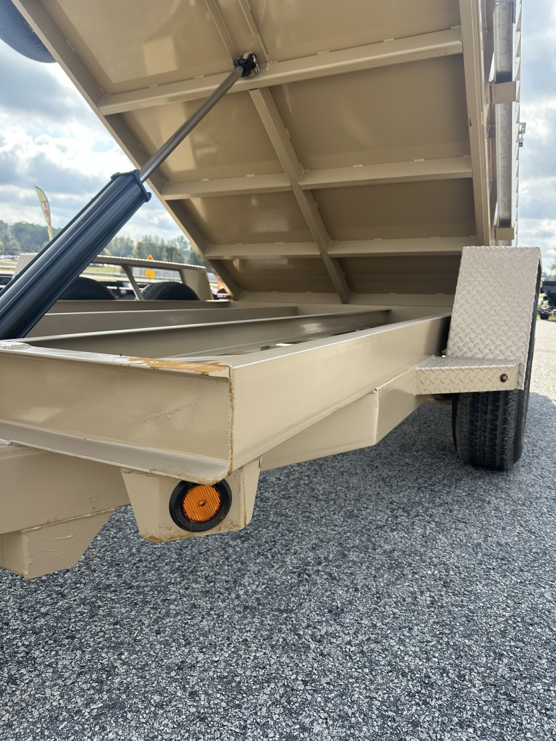 New 2026 PROSPECTOR 10K 6X12 DUMP TRAILER WITH 2' WALLS WITH ALUMINUM RAMPS