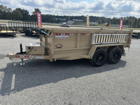 New 2026 PROSPECTOR 10K 6X12 DUMP TRAILER WITH 2' WALLS WITH ALUMINUM RAMPS