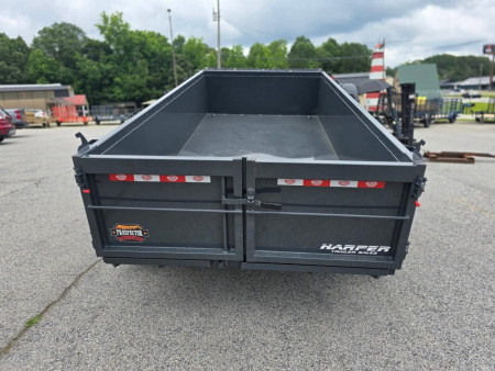 New 2026 PROSPECTOR 10K 6X12 DUMP TRAILER WITH 2' WALLS WITH ALUMINUM RAMPS