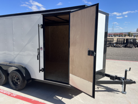 New 2026 Compass 7'x14' Enclosed Cargo Trailer - Indigo DLX