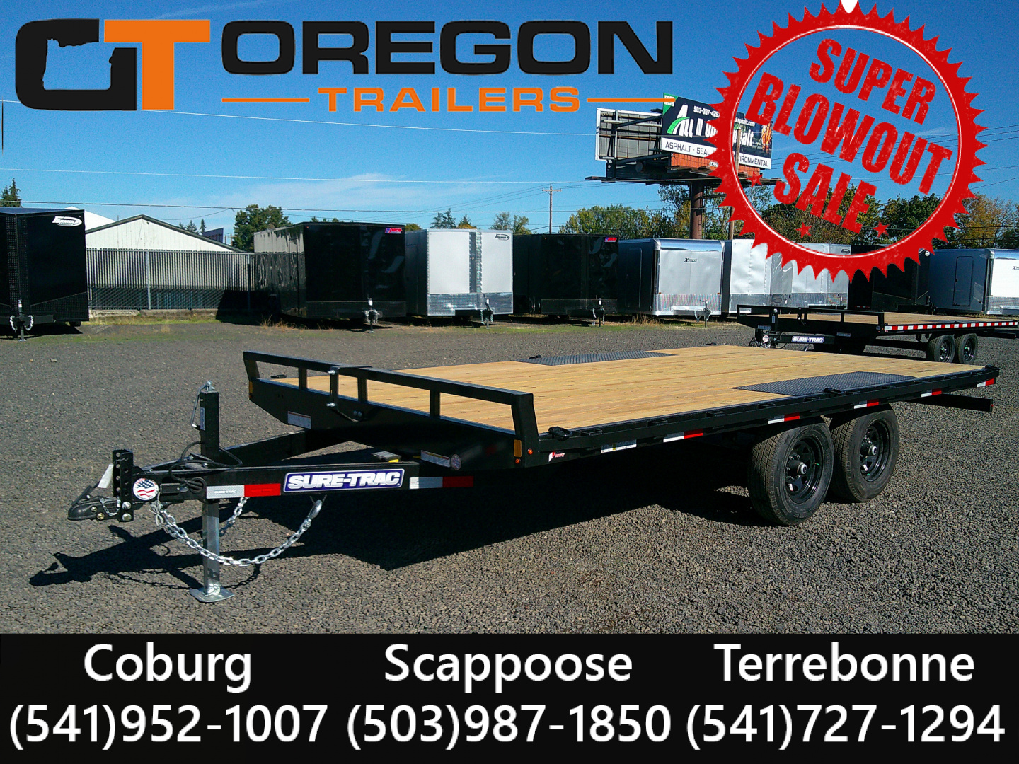 New 2026 Sure-Trac 8.5x16 Deckover Trailer