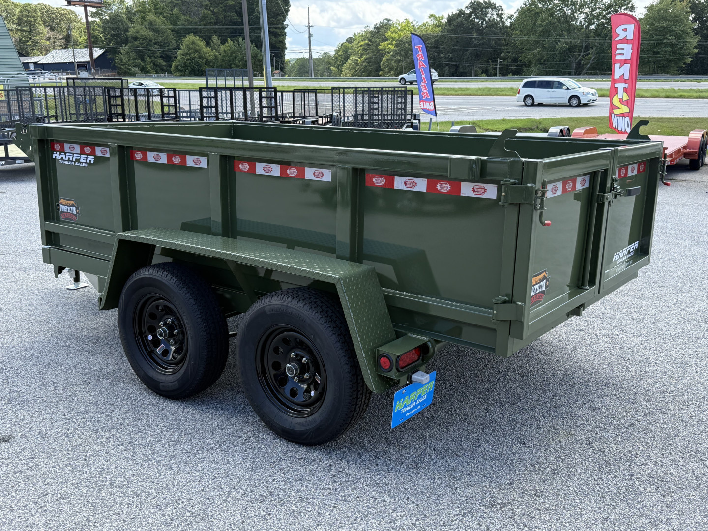 New 2026 PROSPECTOR LIGHT DUTY 5X10 7K TANDEM AXLE DUMP TRAILER WITH 2' WALLS