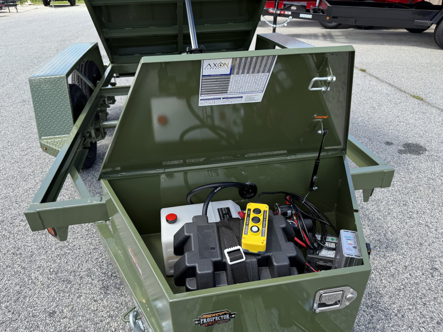 New 2026 PROSPECTOR LIGHT DUTY 5X10 7K TANDEM AXLE DUMP TRAILER WITH 2' WALLS