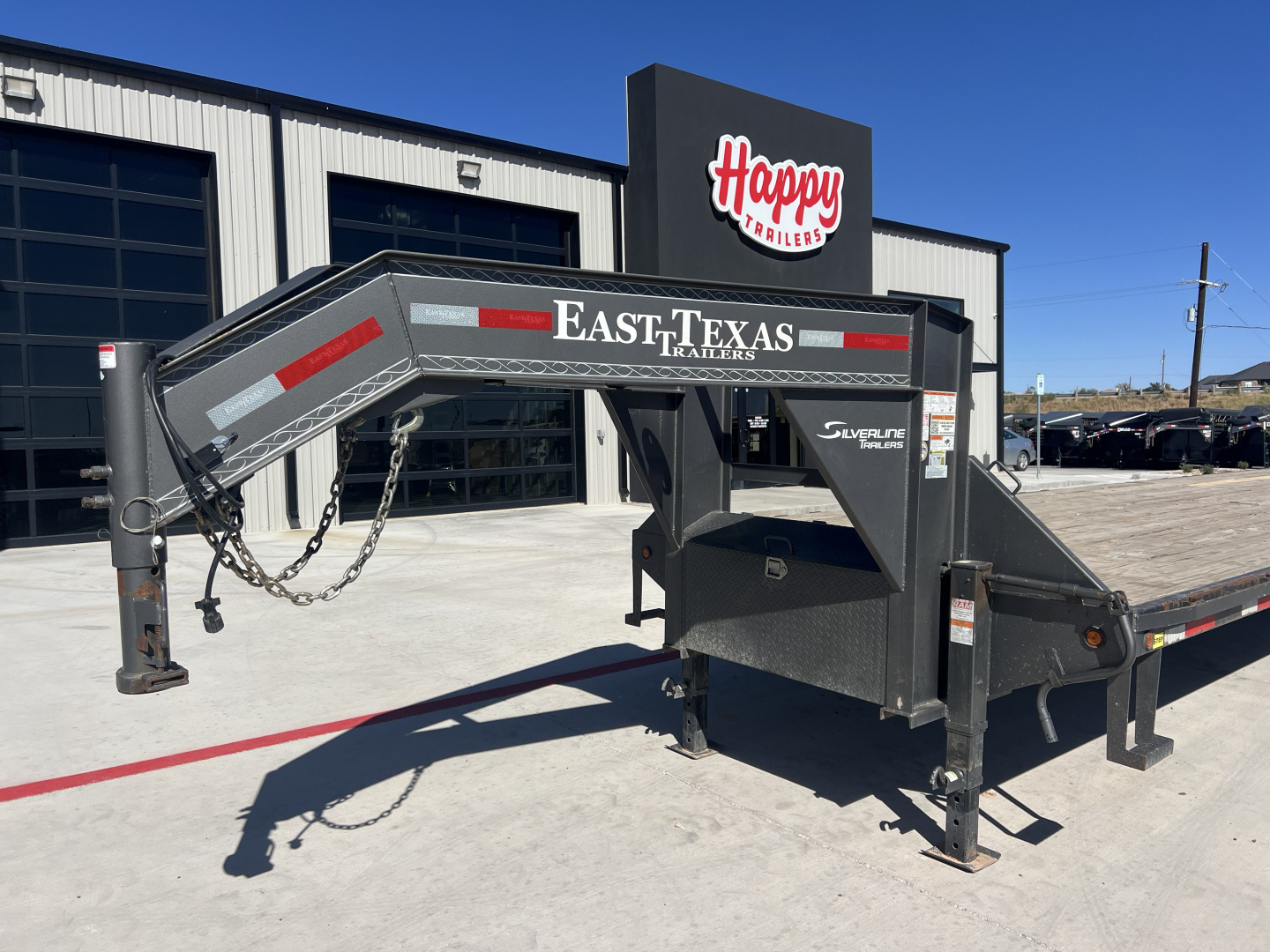 Used 2024 East Texas Trailers 102"x40' Flatbed w/ Max Ramps