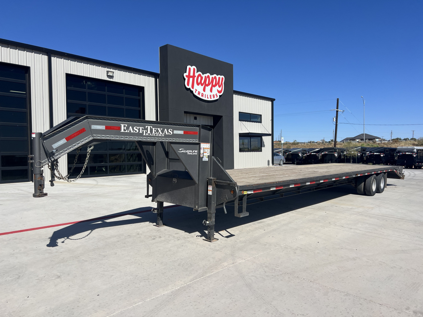 Used 2024 East Texas Trailers 102"x40' Flatbed w/ Max Ramps