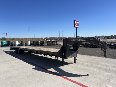 Used 2024 East Texas Trailers 102"x40' Flatbed w/ Max Ramps